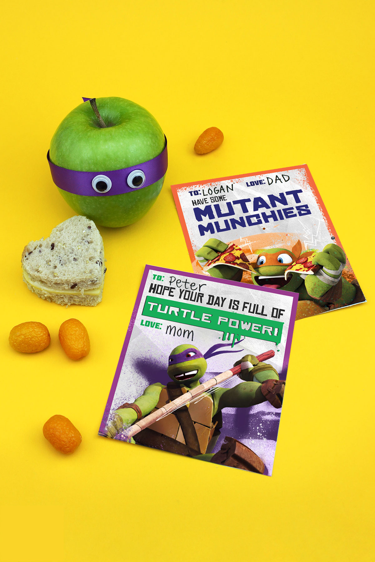 TMNT Lunchbox Notes